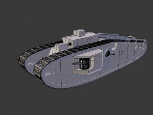 mark viii international 1919 3D Model