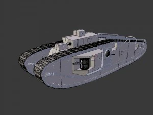 mark viii international 1919 3D Model