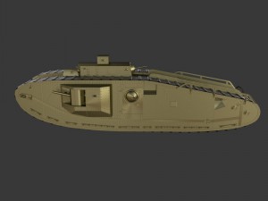 mark viii international 1919 3D Model