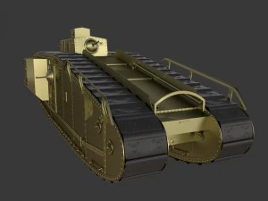 mark viii international 1919 3D Model
