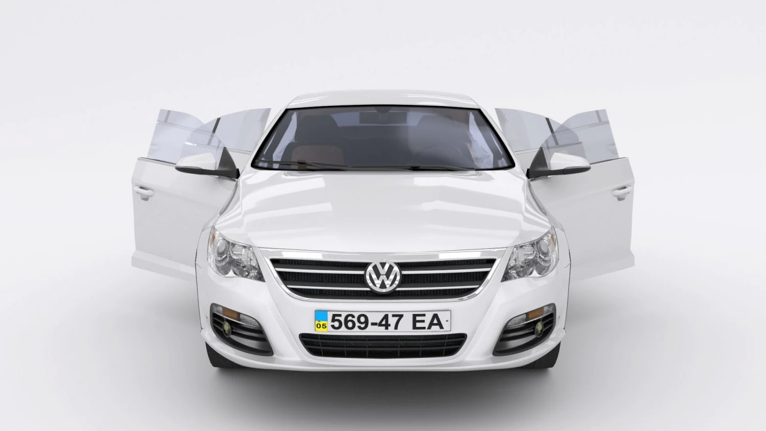 volkswagen passat cc 3D Model .c4d .max .obj .3ds .fbx .stl .blend 