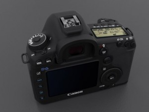 canon 5d mark iii body Model 3D