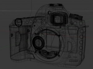 canon 5d mark iii body Model 3D