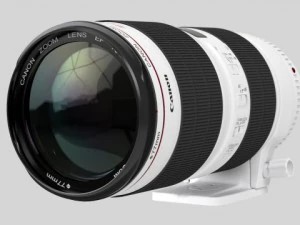 obiettivo zoom canon ef 70200mm 128 l is ii usm Modello 3D
