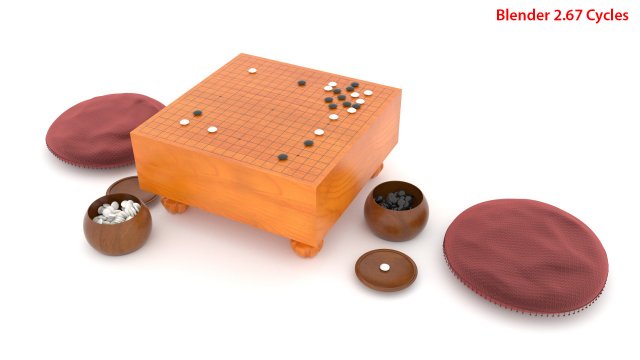 go game 3D Model .c4d .max .obj .3ds .fbx .stl .blend 