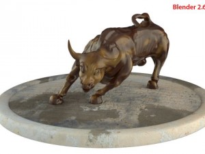 charging bull Modelo 3D