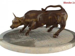 charging bull 3D Model