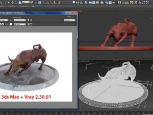 charging bull 3D Model