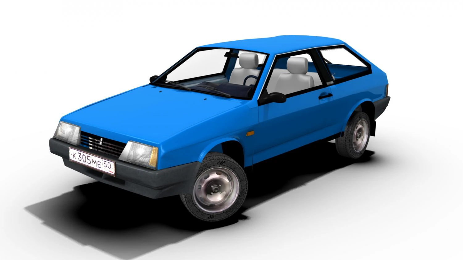 lada sputnik samara 1984 3D Model .c4d .max .obj .3ds .fbx .stl .blend 