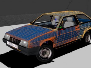 lada sputnik samara 1984 Model 3D