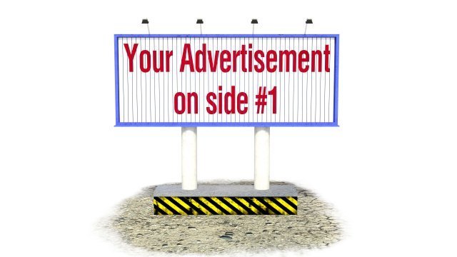 animated rotating billboard 3D Model .c4d .max .obj .3ds .fbx .stl .blend 