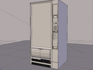 snack vending machine 3D 模型