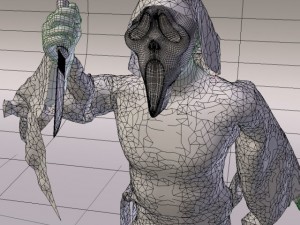 scary movie costume Modèle 3D