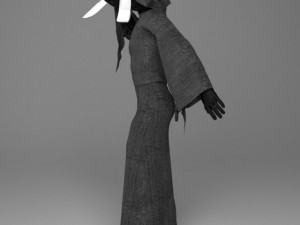 scary movie costume Modèle 3D