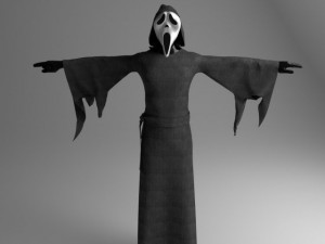 scary movie costume Modèle 3D