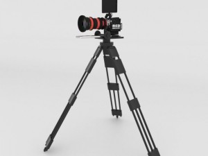 red dragon 6k  angenieux optimo dp 3080mm t28 Model 3D