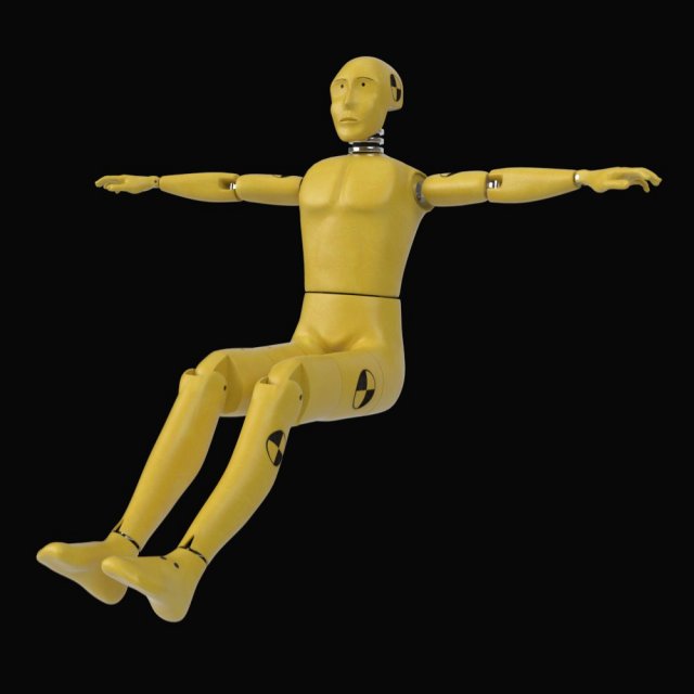 crash test dummy 3D Model .c4d .max .obj .3ds .fbx .stl .blend 