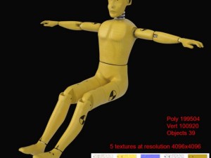 crash test dummy 3D Model