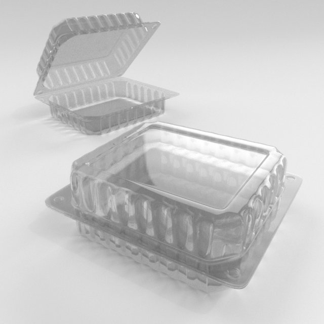 food container 3D Model .c4d .max .obj .3ds .fbx .stl .blend 