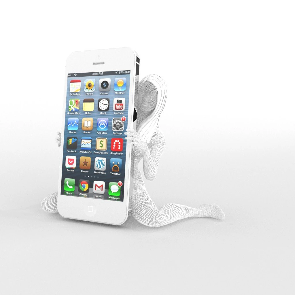 suporte para smartphone mulher Modelo de Impressão 3D .c4d .max .obj .3ds .fbx .stl .blend