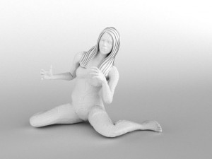woman smartphone holder 3D Print Model