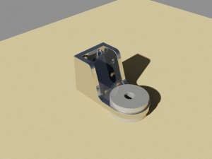 engine mounting Model 3D