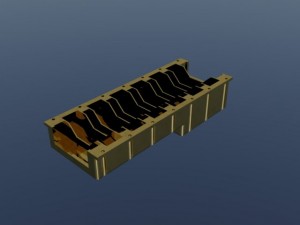 carter for v12 engine Model 3D