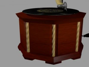 gramophone 3D Model