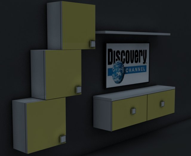 tv unite 3D 모델 .c4d .max .obj .3ds .fbx .stl .blend