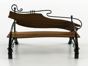 bench 3D Модель