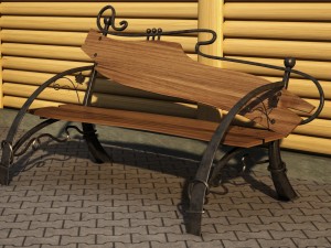 bench 3D Модель