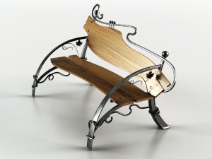 bench 3D Модель