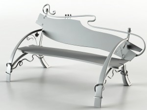 bench 3D Модель