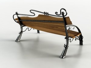 bench 3D Модель
