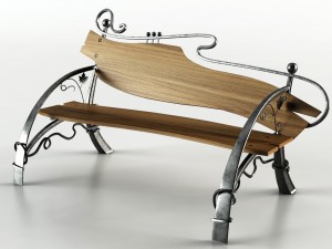 bench 3D Модель