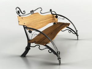 bench 3D Модель