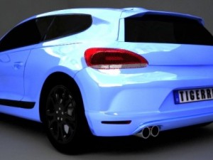 volkswagen scirocco parking 3D Model