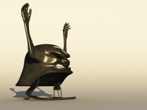 snitched on his helmet 3ds max 2011 3D 模型