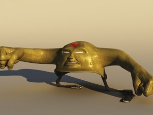 snitched on his helmet 3ds max 2011 3D 模型