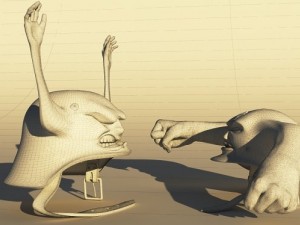 snitched on his helmet 3ds max 2011 3D 模型
