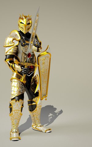 knight 3ds max 2011 3D 模型 .c4d .max .obj .3ds .fbx .stl .blend