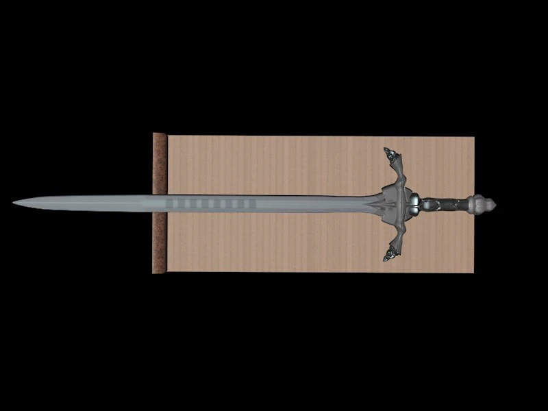 sword 3D Model .c4d .max .obj .3ds .fbx .stl .blend