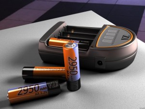 battery charger plus battery 3D Model