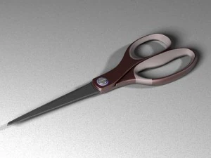 Schere 3D Modell