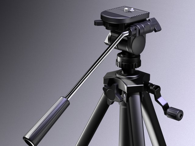 tripod 3D Модель .c4d .max .obj .3ds .fbx .stl .blend 