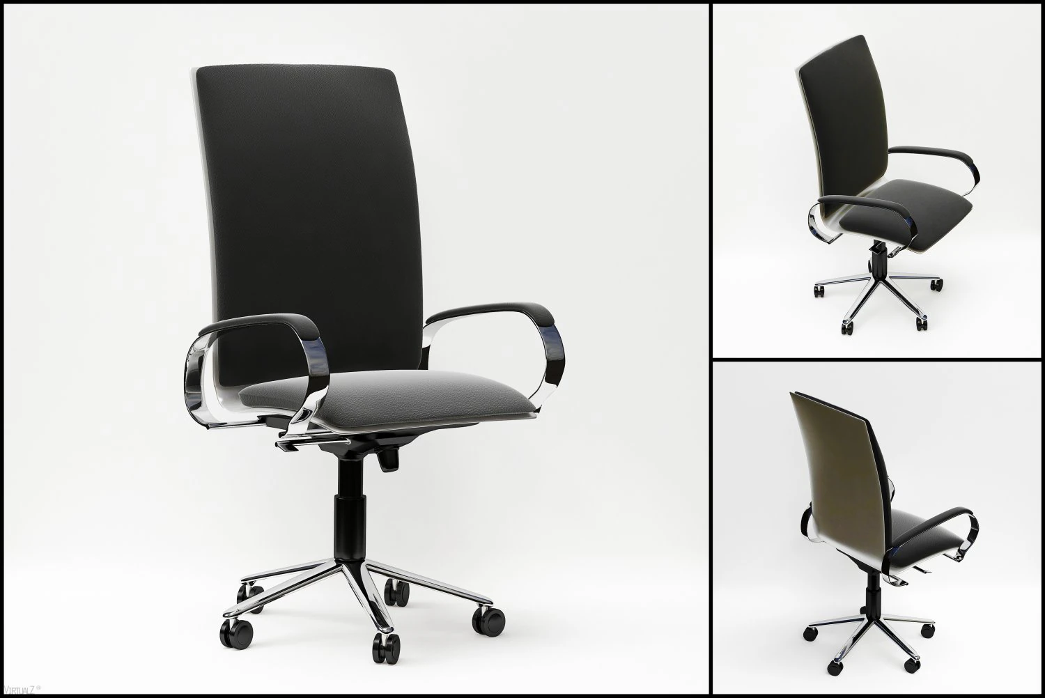 office chair 3D Model .c4d .max .obj .3ds .fbx .stl .blend 