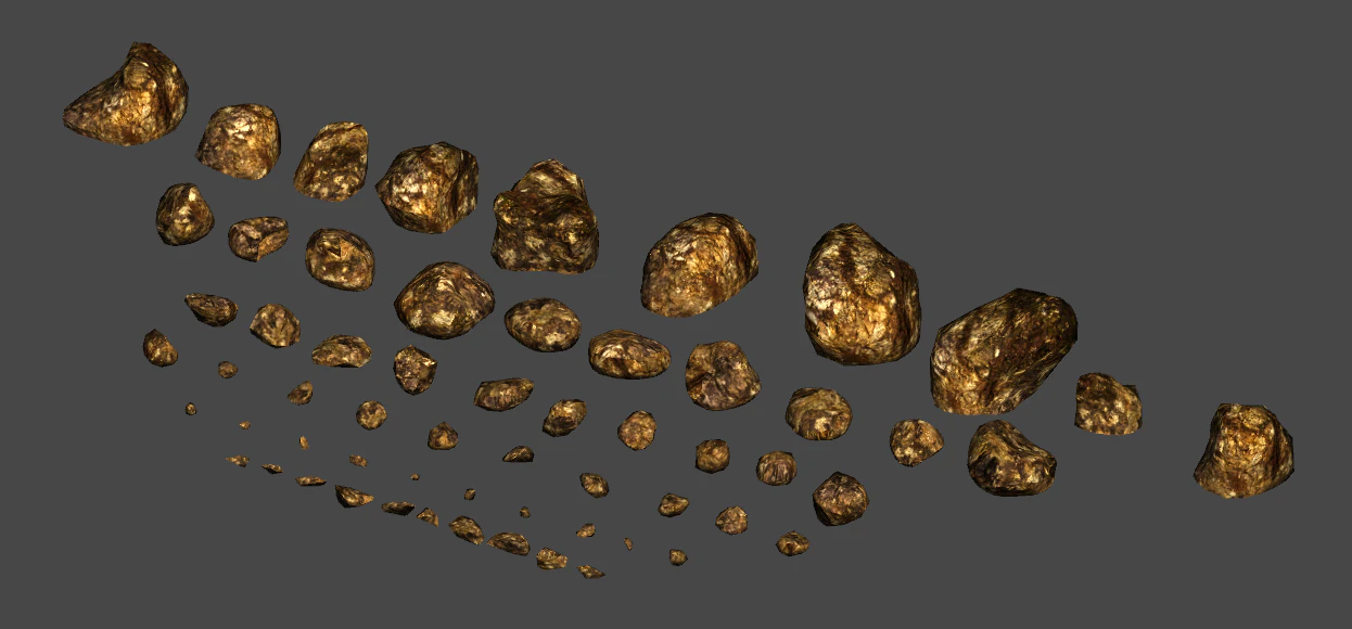 rocks package 3D Model .c4d .max .obj .3ds .fbx .stl .blend 