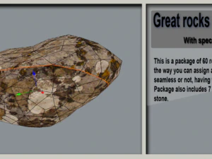 rocks package 3D Model