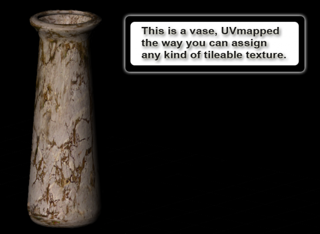 special uvmapped vase Modelo 3D .c4d .max .obj .3ds .fbx .stl .blend 