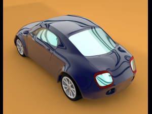 skull car Modèle 3D